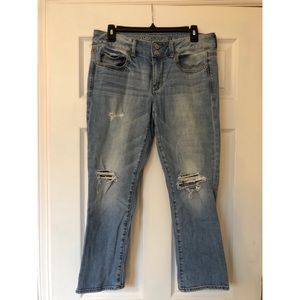 American Eagle Artist Crop Jeans